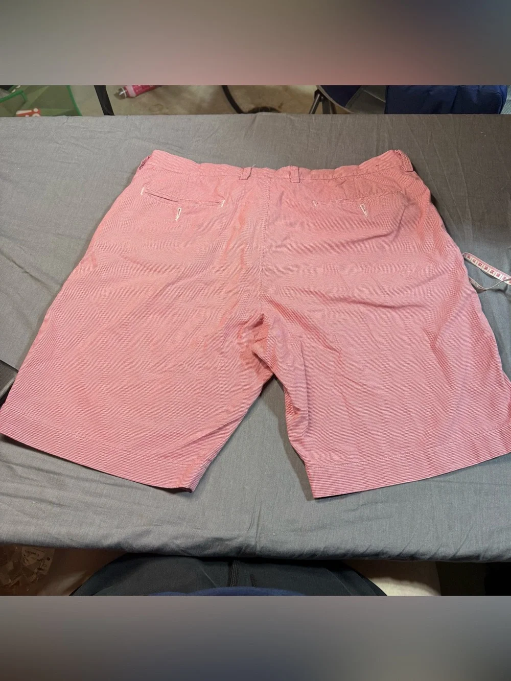 J. Crew Red Seersucker Flat Front Men's Shorts